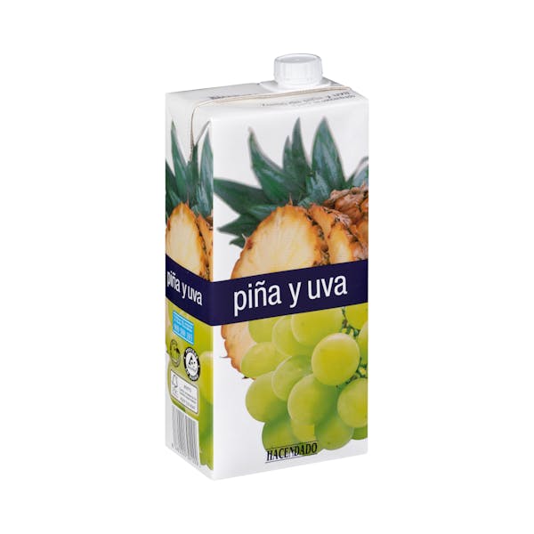 Zumo de piña y uva Hacendado Brick 1 L en Mercadona
