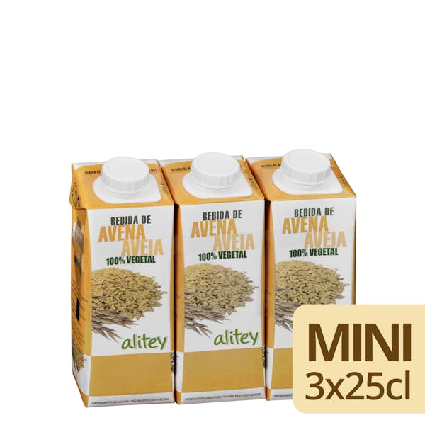 Bebida de avena Alitey 3 mini bricks X 250 ml en Mercadona