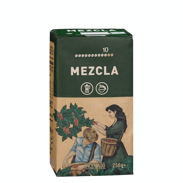 Café molido mezcla fuerte Hacendado Paquete 0.25 kg en Mercadona