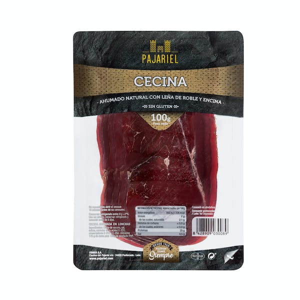 Cecina ahumada natural Embutidos Pajariel lonchas Paquete 0.1 kg en Mercadona