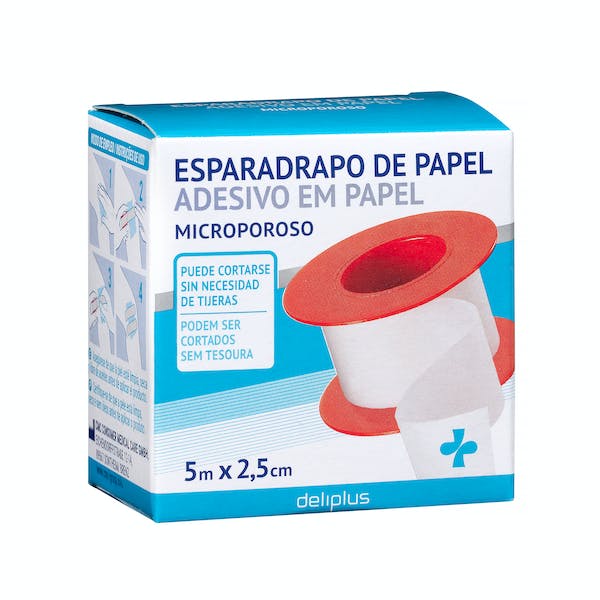 Esparadrapo 100% textil no tejido Deliplus microporoso Caja 1 ud en Mercadona