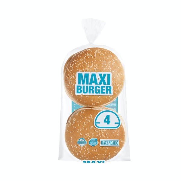 Pan maxi hamburguesa Hacendado Paquete 0.3 kg en Mercadona