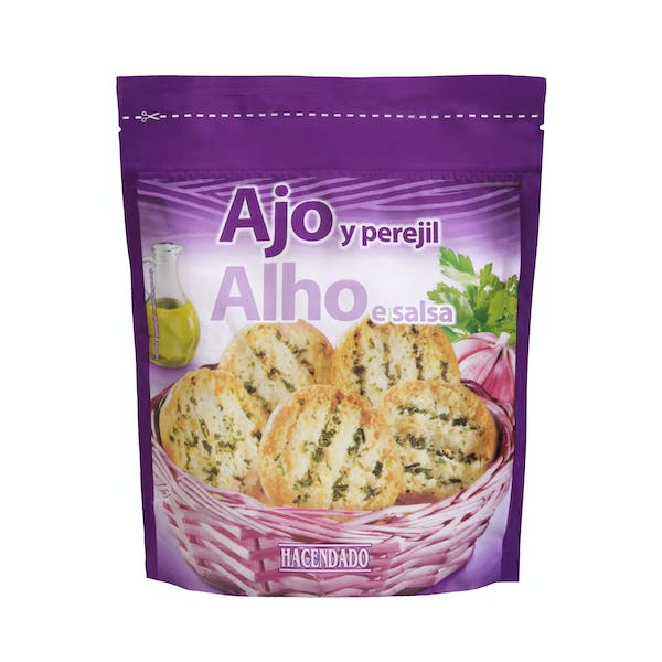 Pan tostado con ajo y perejil Hacendado Paquete 0.17 kg en Mercadona