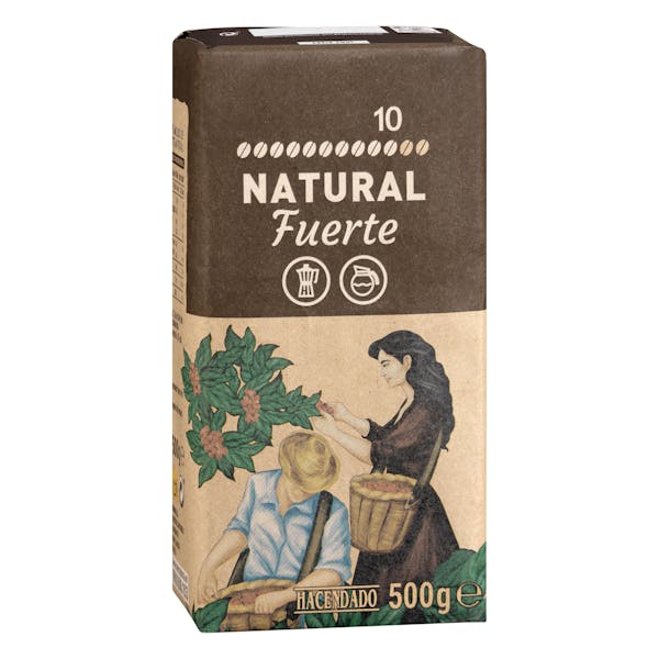 Café molido natural fuerte Hacendado Paquete 0.5 kg en Mercadona
