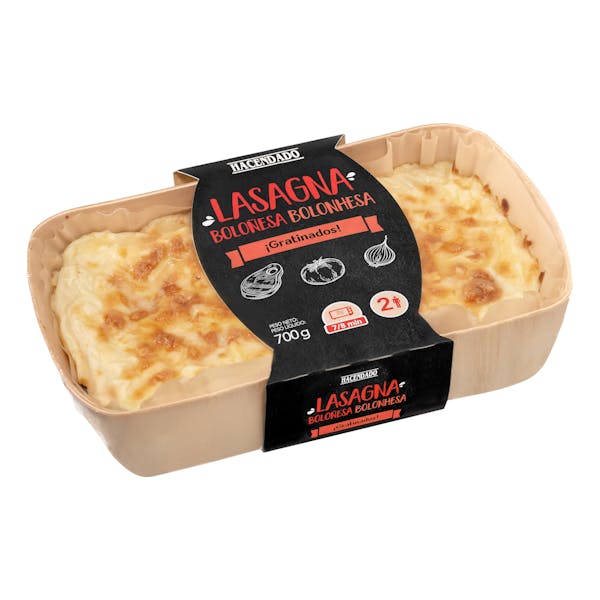Lasaña boloñesa familiar Hacendado Bandeja 0.7 kg en Mercadona