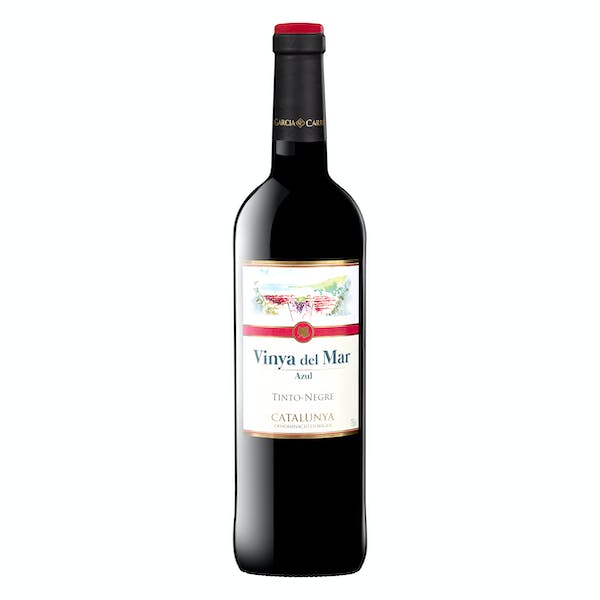 Vino tinto D.O Catalunya Vinya del Mar Azul Botella 750 ml en Mercadona