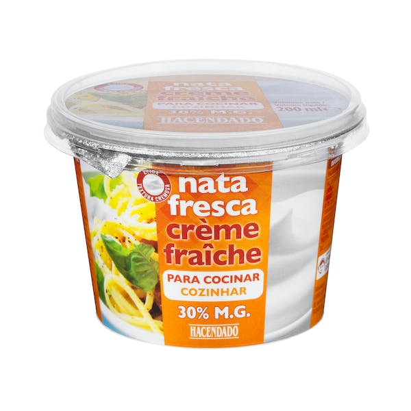 Nata fresca para cocinar Hacendado Tarrina 200 ml en Mercadona