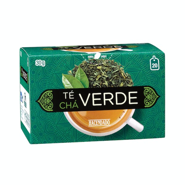 Té verde Hacendado Caja 0.03 100 g en Mercadona