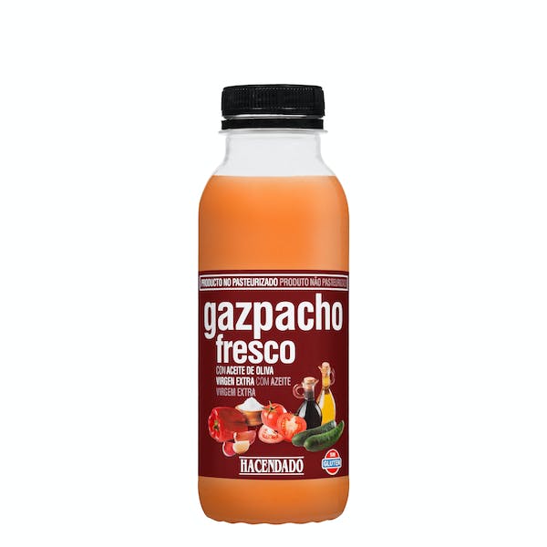 Gazpacho fresco Hacendado Botella 330 ml en Mercadona