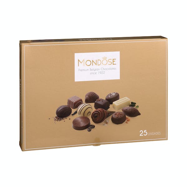 Surtido bombones de chocolate Belga Mondose Caja 0.3 kg en Mercadona