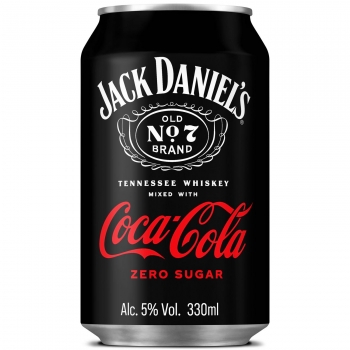 Whisky Jack Daniel’s con Coca-Cola Zero lata 33 cl. en Carrefour