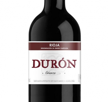 Durón – Vino Tinto Crianza 2020 Denominación de Origen Calificada Rioja, Variedad Tempranillo y Graciano, 19 meses en barrica – Caja de 6 botellas x 750 ml – Total: 4500 ml en Amazon