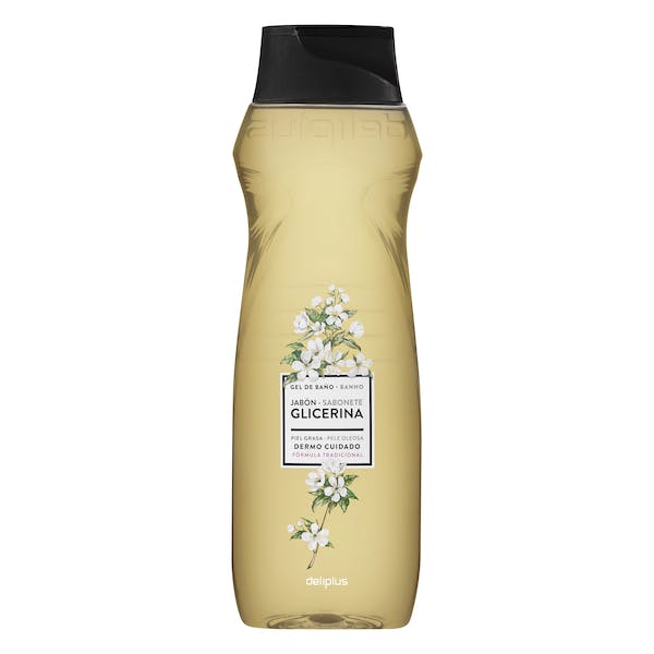 Gel de baño jabón natural glicerina Deliplus piel grasa Botella 0.75 100 ml en Mercadona