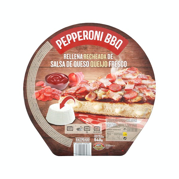 Pizza Pepperoni barbacoa Hacendado ultracongelada 0.54 kg en Mercadona