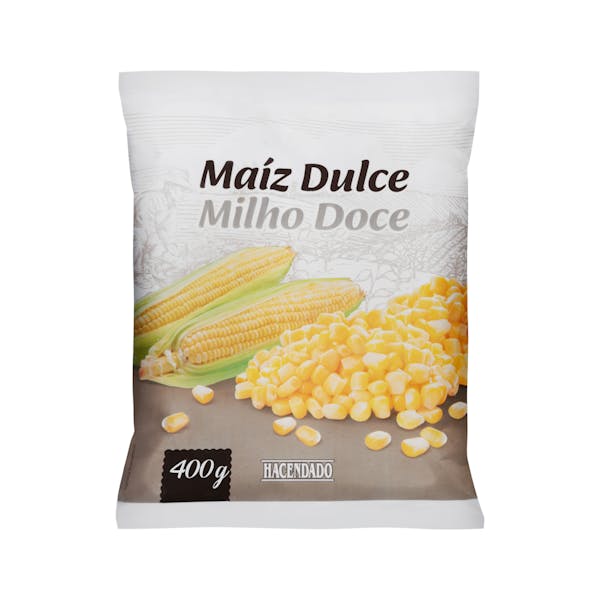 Maíz dulce Hacendado ultracongelado Paquete 0.4 kg en Mercadona