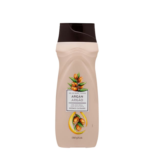 Gel de baño argán Deliplus piel muy seca Botella 0.5 100 ml en Mercadona