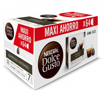 Café espresso intenso en cápsulas Nescafé Dolce Gusto 64 ud. en Carrefour
