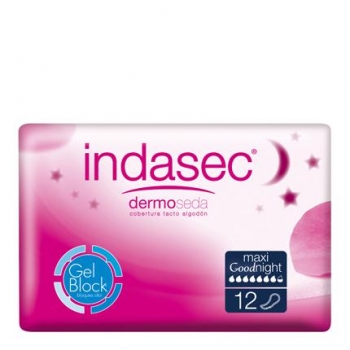 Compresas incontinencia noche maxi Indasec 12 ud. en Carrefour