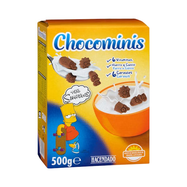 Galletas Chocominis sabor chocolate Hacendado Caja 0.5 kg en Mercadona