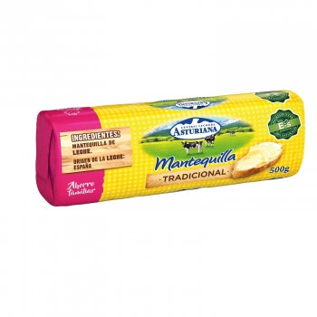 Mantequilla tradicional Central Lechera Asturiana 500 g. en Carrefour