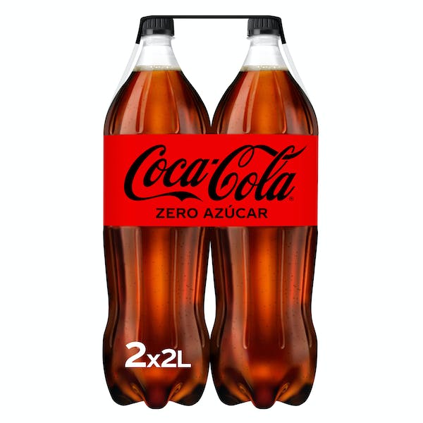 Refresco Coca-Cola zero azúcar 2 botellas X 2 L en Mercadona