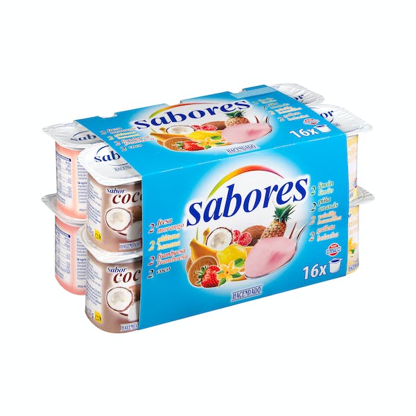 Yogur sabores Hacendado 16 ud. X 0.125 kg en Mercadona
