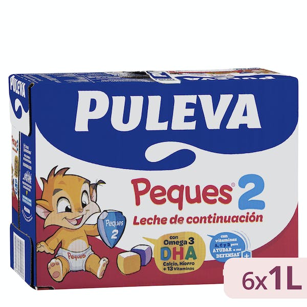 Leche de continuación Peques 2 Puleva 6 bricks X 1 L en Mercadona