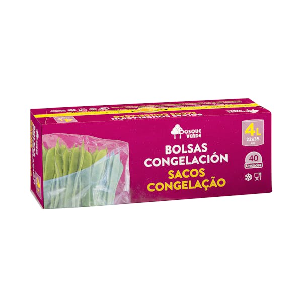 Bolsas congelación medianas Bosque Verde Caja 1 ud en Mercadona