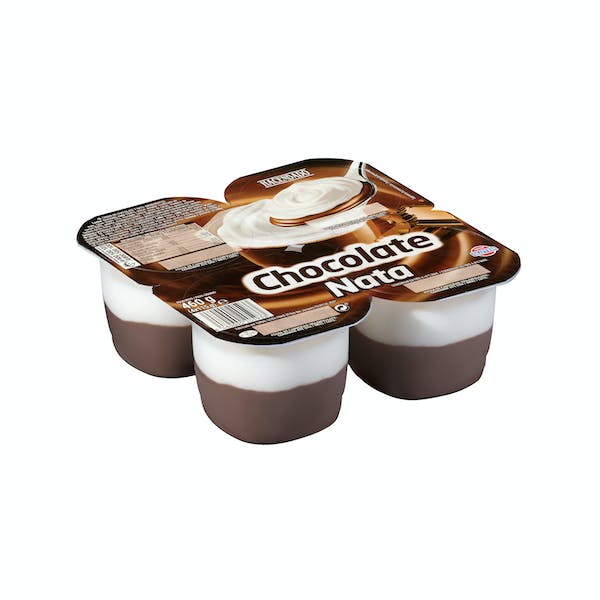 Copa crema de chocolate y nata Hacendado 4 ud. X 0.115 kg en Mercadona