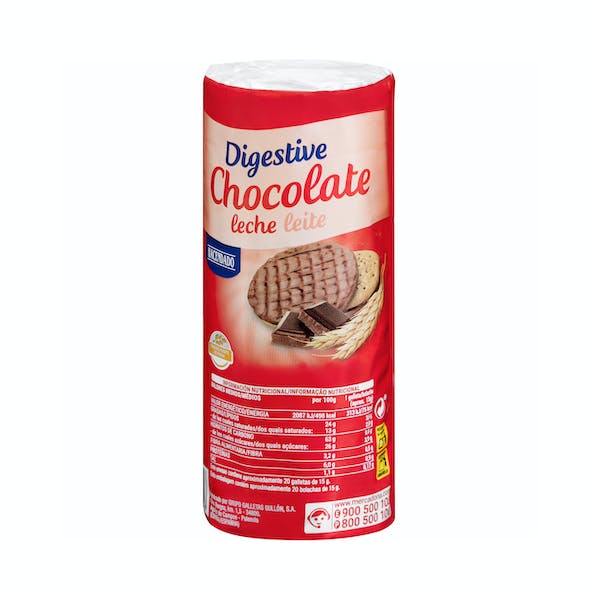 Galletas digestive chocolate con leche Hacendado Paquete 0.3 kg en Mercadona