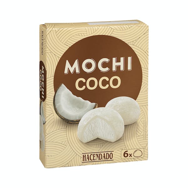 Helado con coco mochi Hacendado Caja 216 ml en Mercadona