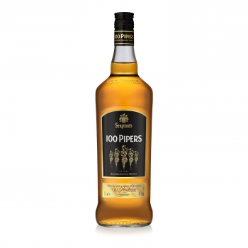 Whisky 100 Pipers escocés deluxe 1 l. en Carrefour