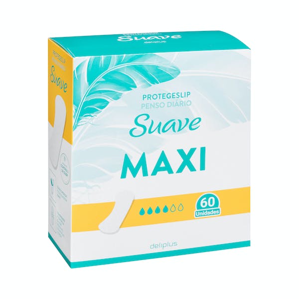 Protegeslip maxi Deliplus Suave Caja 1 ud en Mercadona