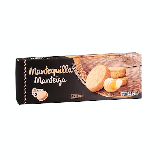 Galletas con mantequilla Hacendado Paquete 0.125 kg en Mercadona