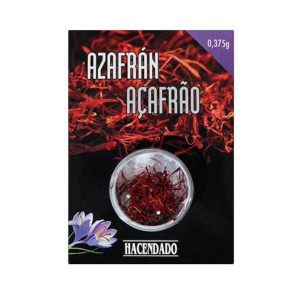 Azafrán hebra Hacendado Paquete 0.000375 100 g en Mercadona