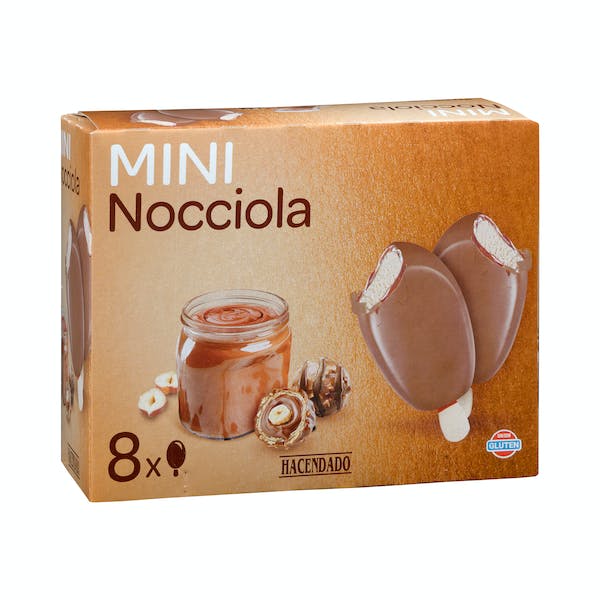 Helado mini nocciola Hacendado Caja 480 ml en Mercadona