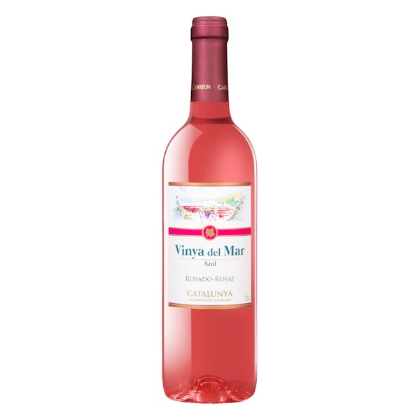 Vino rosado D.O Catalunya Vinya del Mar Azul Botella 750 ml en Mercadona