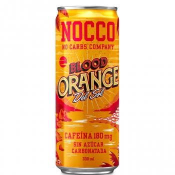 Nocco Blood Orange sin azúcar carbonatada bebida energética Lata 33 cl. en Carrefour