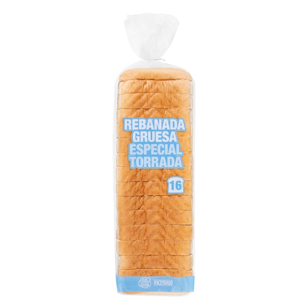Pan de molde blanco rebanada gruesa Hacendado Paquete 0.82 kg en Mercadona