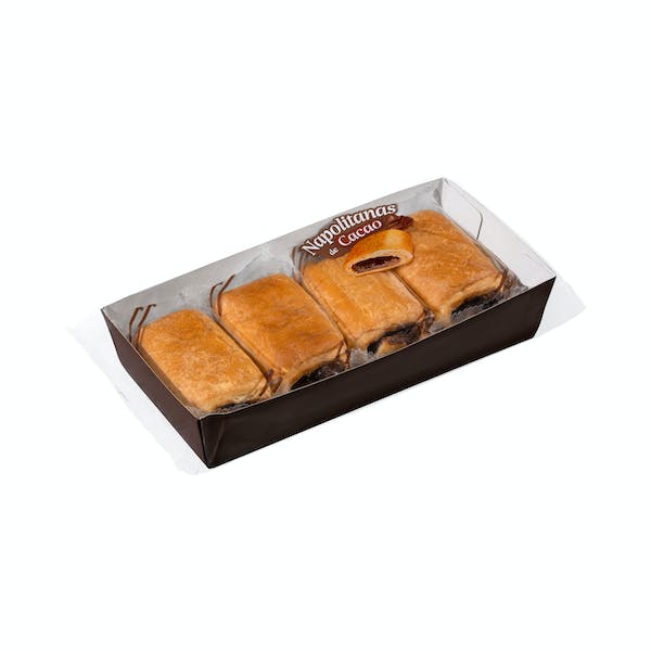Napolitanas con relleno de cacao Hacendado Paquete 0.37 kg en Mercadona