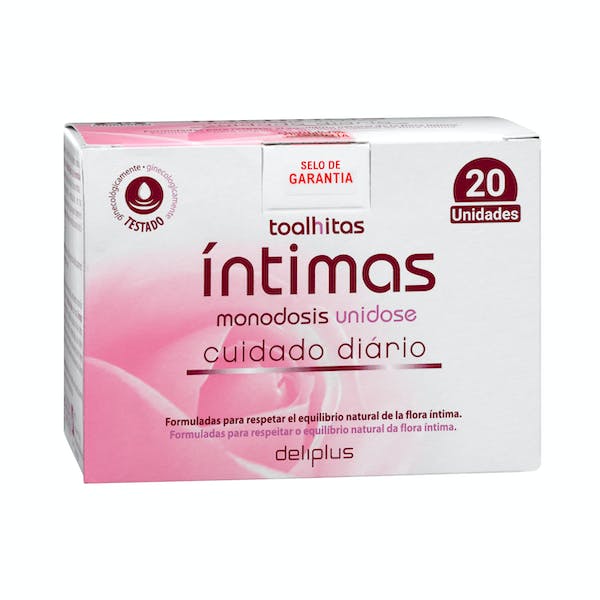 Toallitas íntimas cuidado diario Deliplus monodosis Caja 1 ud en Mercadona