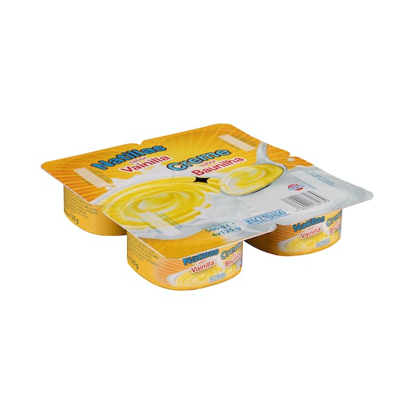Natillas sabor vainilla Hacendado 4 ud. X 0.125 kg en Mercadona