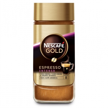 Café soluble espresso intenso Nescafé Gold 100 g. en Carrefour
