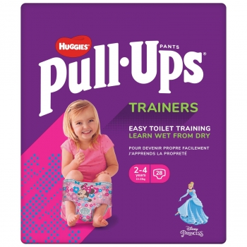 Pants Pull-Ups niña Huggies T6 (15-23 kg) 28 ud. en Carrefour