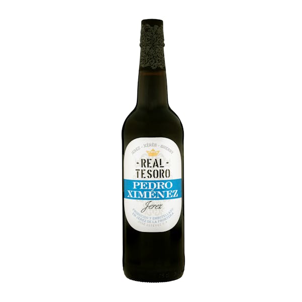 Vino dulce Pedro Ximénez Real Tesoro D.O Jeréz de la frontera Botella 750 ml en Mercadona