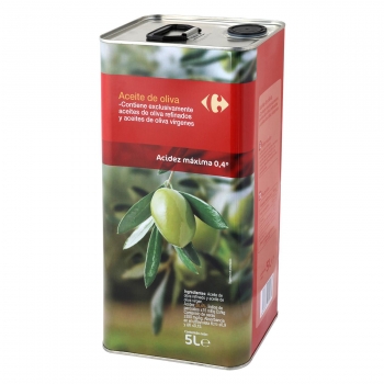 Aceite de oliva suave 0,4o Carrefour lata 5 l. en Carrefour