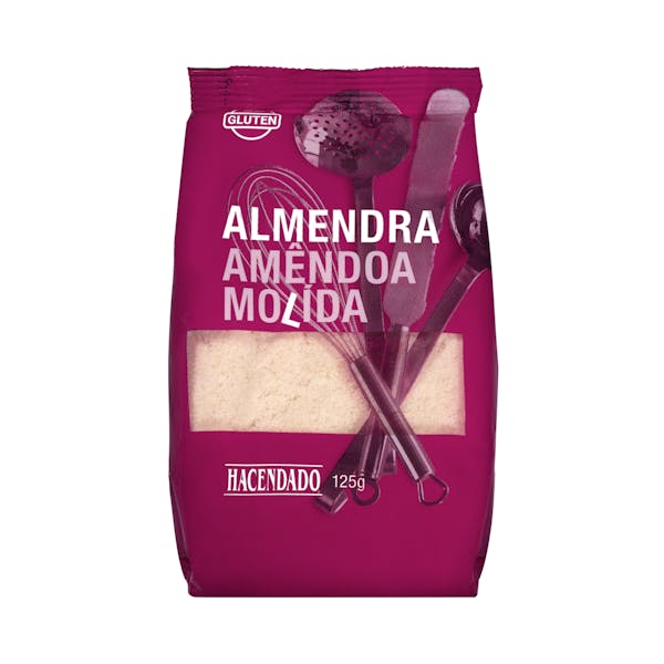 Almendra molida Hacendado Paquete 0.125 kg en Mercadona