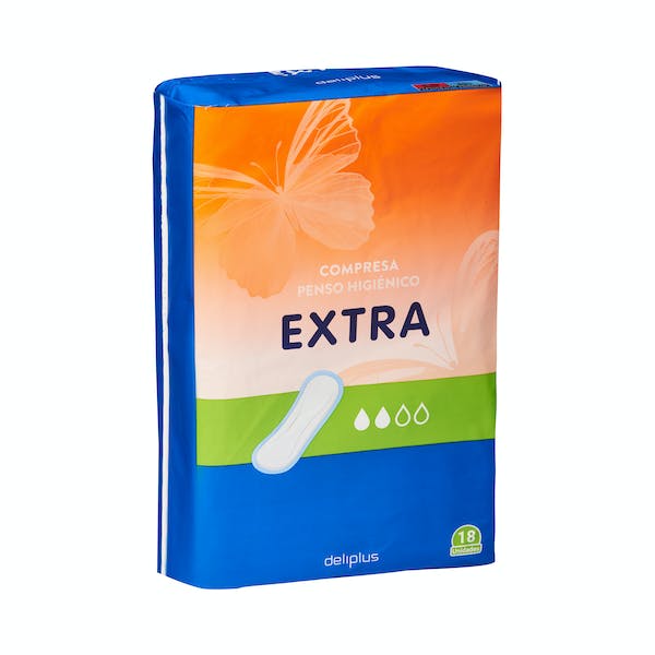 Compresa sin alas extraplana Deliplus Paquete 1 ud en Mercadona