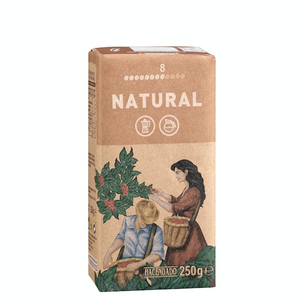 Café molido natural Hacendado Paquete 0.25 kg en Mercadona