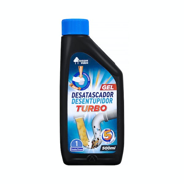 Desatascador turbo Bosque Verde en gel Botella 500 ml en Mercadona